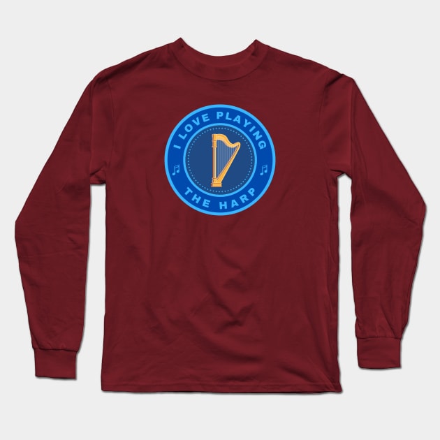 I love playing the Harp Long Sleeve T-Shirt by InspiredCreative